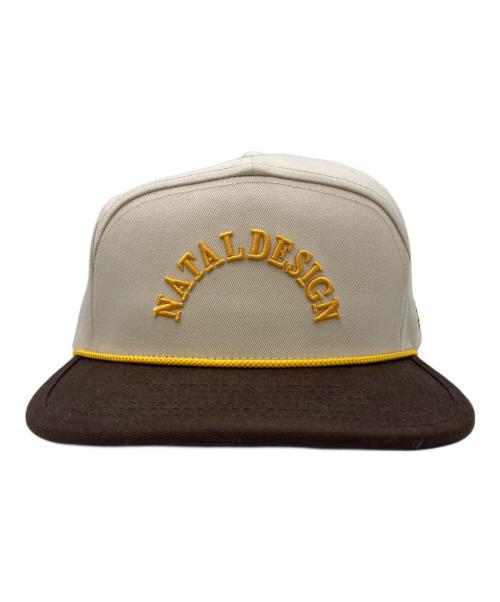 NATAL DESIGN（ネイタルデザイン）NATAL DESIGN (ネイタルデザイン) キャップ ベージュ×ブラウンの古着・服飾アイテム