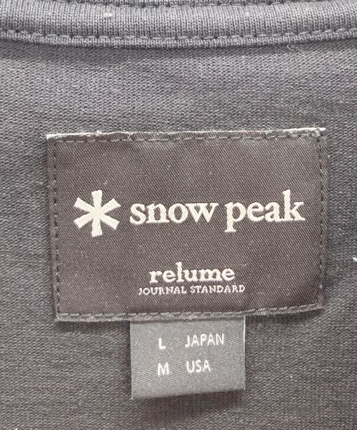 Snow peak（スノーピーク）Snow peak (スノーピーク) Tシャツ ブラック サイズ:Lの古着・服飾アイテム