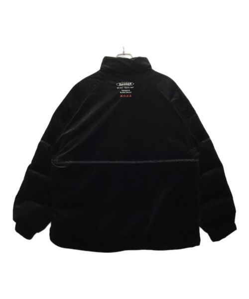 TIGHTBOOTH PRODUCTION（タイトブースプロダクション）TIGHTBOOTH PRODUCTION (タイトブースプロダクション) BlackEyePatch (ブラックアイパッチ) TBEP DOWN JKT ブラック×オレンジ サイズ:Lの古着・服飾アイテム