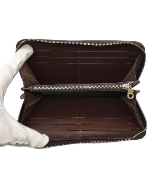 Orobianco（オロビアンコ）Orobianco (オロビアンコ) ラウンドファスナー長財布 ブラウンの古着・服飾アイテム