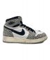 中古・古着 NIKE (ナイキ) AIR JORDAN 1 RETRO HIGH OG GS tech grey グレー×ホワイト サイズ:23.5：5000円