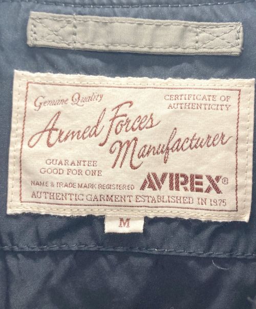 AVIREX（アヴィレックス）AVIREX (アヴィレックス) ツートーンMA-1ジャケット カーキ×ブラック サイズ:Mの古着・服飾アイテム