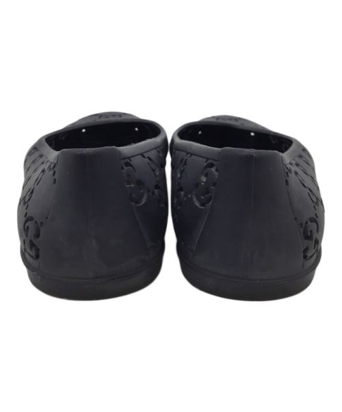 GUCCI（グッチ）GUCCI (グッチ) ラバーパンプス ネイビー サイズ:36の古着・服飾アイテム