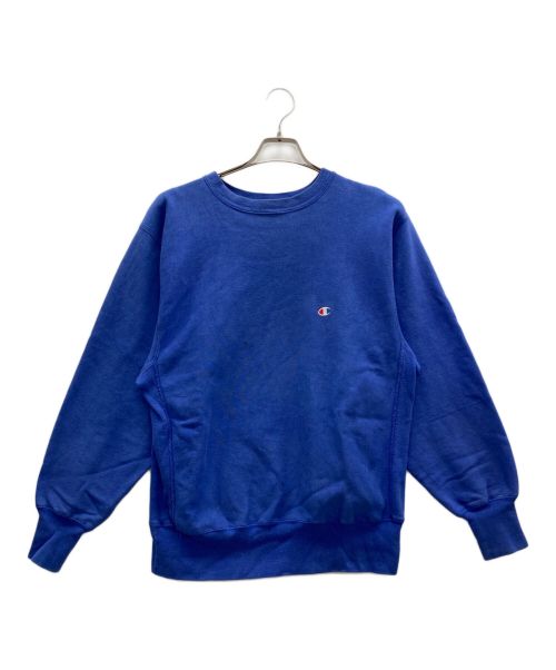 Champion REVERSE WEAVE（チャンピオン リバース ウィーブ）Champion REVERSE WEAVE (チャンピオンリバースウィーブ) スウェット ブルー サイズ:Lの古着・服飾アイテム