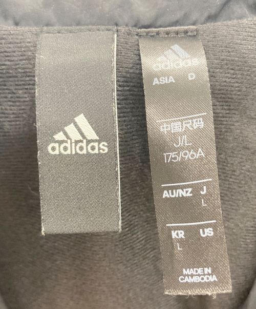 adidas（アディダス）adidas (アディダス) ウーブンジャケット カーキ×ブラック サイズ:Lの古着・服飾アイテム