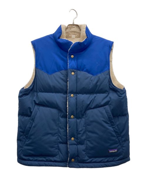 Patagonia（パタゴニア）Patagonia (パタゴニア) リバーシブルベスト ブルー×ベージュ サイズ:不明の古着・服飾アイテム