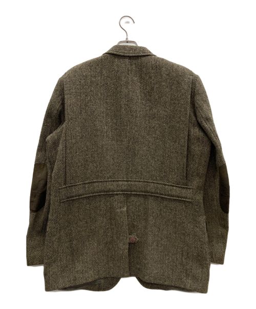 FOX FIRE（フォックスファイヤー）FOX FIRE (フォックスファイヤー) Harris Tweed (ハリスツイード) 3Bジャケット ブラウン サイズ:XLの古着・服飾アイテム