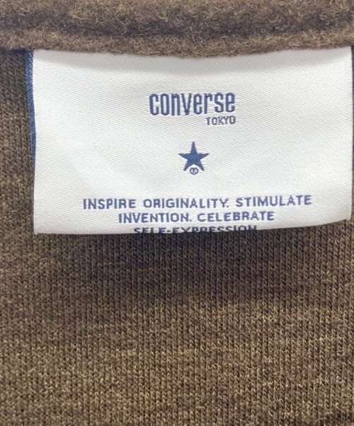 CONVERSE TOKYO（コンバーストウキョウ）CONVERSE TOKYO (コンバーストウキョウ) ノースリーブワンピース ブラウン サイズ:表記無しの古着・服飾アイテム