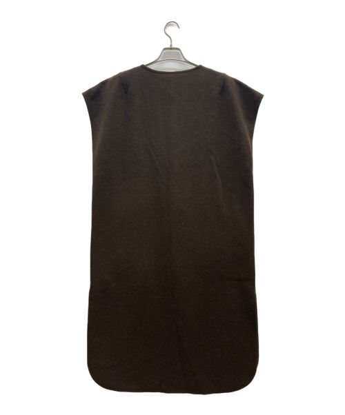 CONVERSE TOKYO（コンバーストウキョウ）CONVERSE TOKYO (コンバーストウキョウ) ノースリーブワンピース ブラウン サイズ:表記無しの古着・服飾アイテム