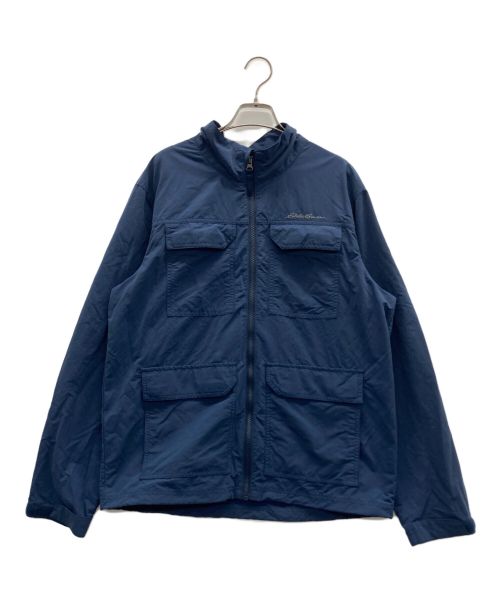 Eddie Bauer（エディーバウアー）Eddie Bauer (エディーバウアー) ナイロンジャケット ネイビー サイズ:Mの古着・服飾アイテム