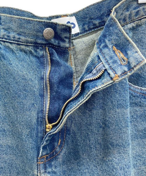 9090（9090）9090 (9090) キングロゴデニムパンツ ブルー サイズ:XXLの古着・服飾アイテム