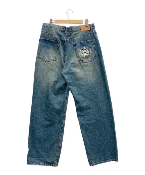 9090（9090）9090 (9090) キングロゴデニムパンツ ブルー サイズ:XXLの古着・服飾アイテム