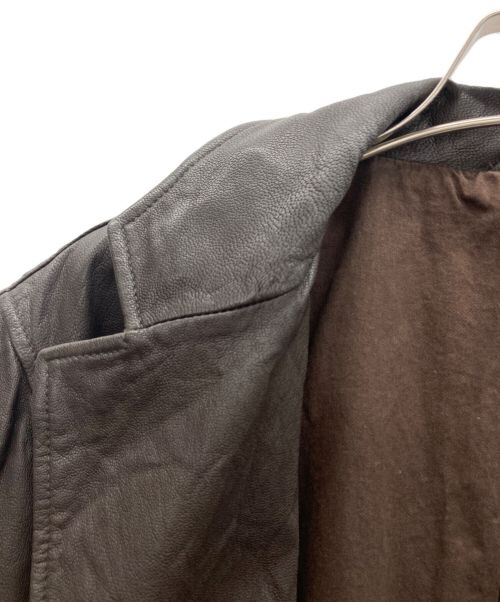 PAUL SMITH（ポールスミス）PAUL SMITH (ポールスミス) レザージャケット ダークブラウン サイズ:Mの古着・服飾アイテム