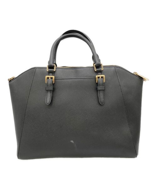 MICHAEL KORS（マイケル・コース）MICHAEL KORS (マイケルコース) 2WAYショルダーバッグ ブラックの古着・服飾アイテム