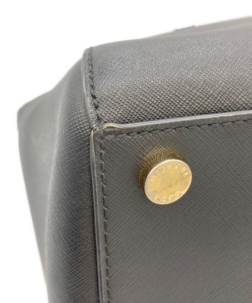 MICHAEL KORS（マイケル・コース）MICHAEL KORS (マイケルコース) 2WAYショルダーバッグ ブラックの古着・服飾アイテム