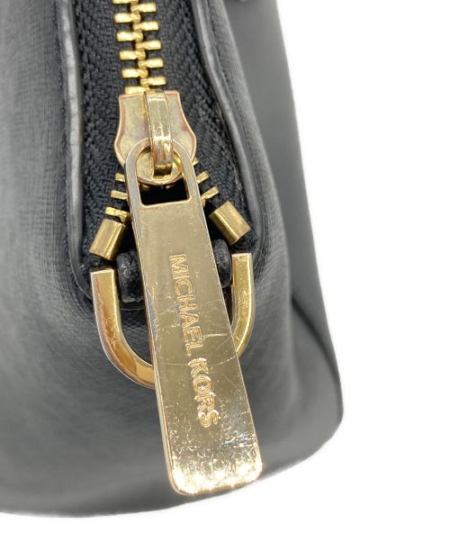 MICHAEL KORS（マイケル・コース）MICHAEL KORS (マイケルコース) 2WAYショルダーバッグ ブラックの古着・服飾アイテム