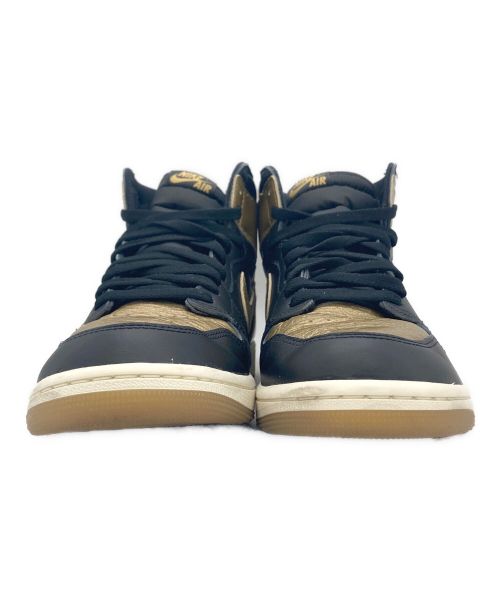 NIKE（ナイキ）NIKE (ナイキ) Air Jordan 1 Retro High OG ゴールド×ブラック サイズ:28.5の古着・服飾アイテム