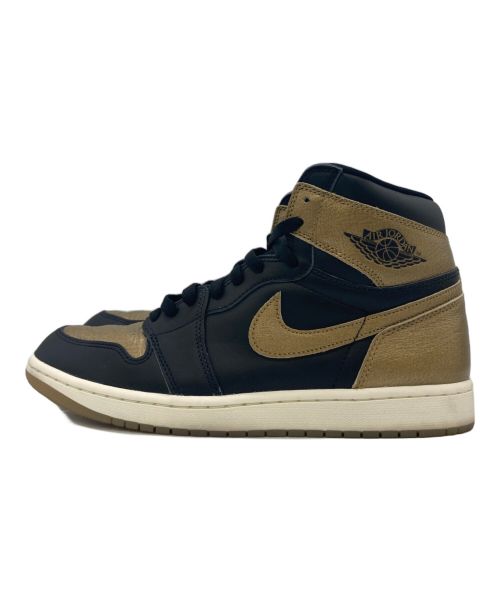 NIKE（ナイキ）NIKE (ナイキ) Air Jordan 1 Retro High OG ゴールド×ブラック サイズ:28.5の古着・服飾アイテム