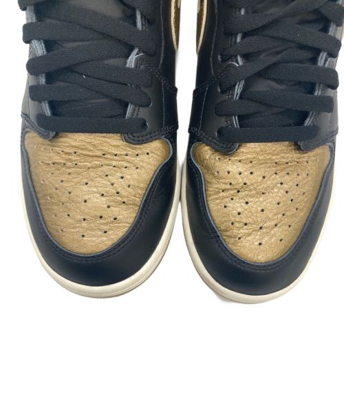 NIKE（ナイキ）NIKE (ナイキ) Air Jordan 1 Retro High OG ゴールド×ブラック サイズ:28.5の古着・服飾アイテム