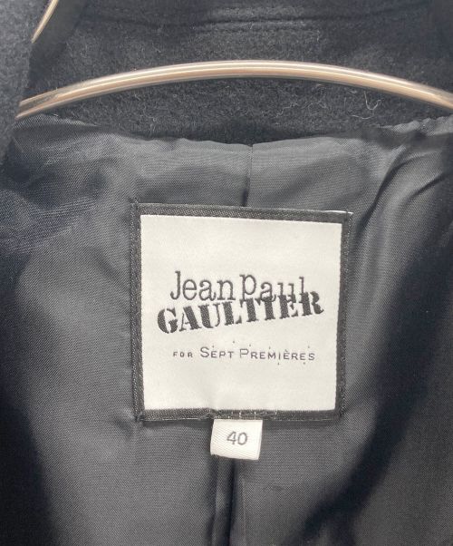 Jean Paul GAULTIER（ジャンポールゴルチェ）Jean Paul GAULTIER (ジャンポールゴルチェ) チェスターコート ブラック サイズ:40の古着・服飾アイテム