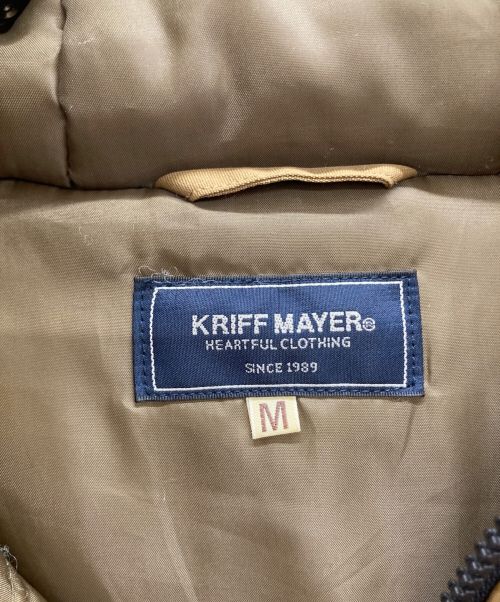KRIFF MAYER（クリフメイヤー）KRIFF MAYER (クリフメイヤー) 中綿ジャケット オリーブ サイズ:Mの古着・服飾アイテム