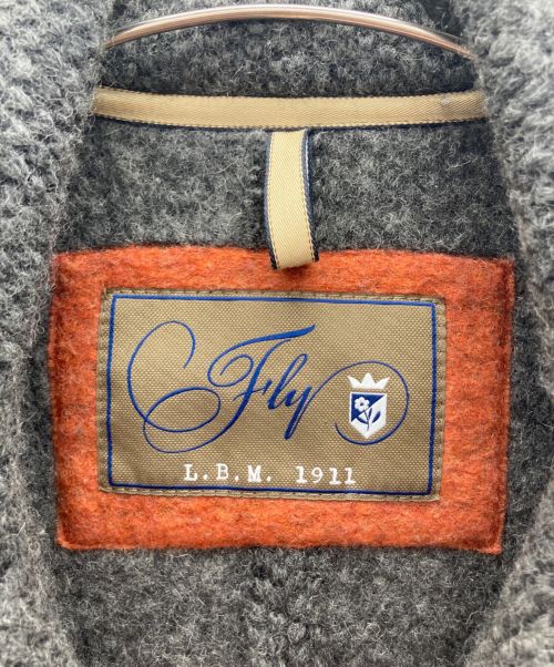 L.B.M.1911（エルビーエム1911）L.B.M.1911 (エルビーエム1911) ウールポリエステルジャージPコート グレー サイズ:Lの古着・服飾アイテム