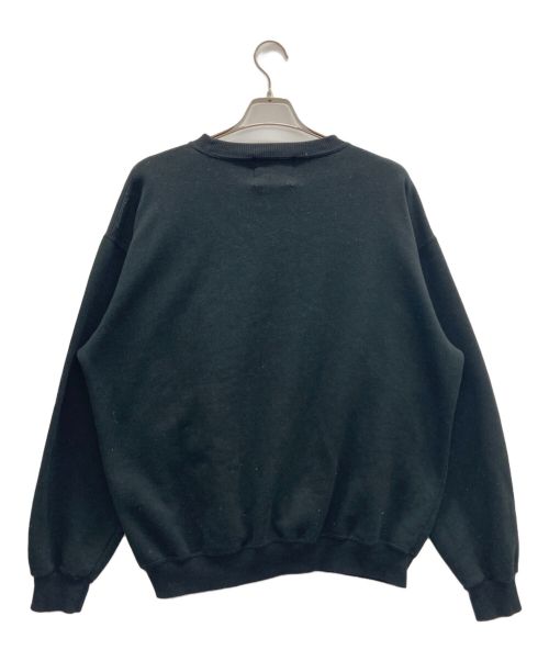 GUESS（ゲス）GUESS (ゲス) 裏起毛ロゴスウェット ブラック サイズ:Lの古着・服飾アイテム