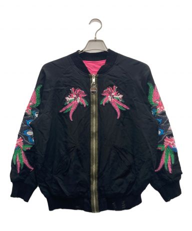 【DIESEL美品❗サイズXS】スカジャン　リバーシブル 中古・古着通販】DIESEL (ディーゼル) リバーシブルスカジャン