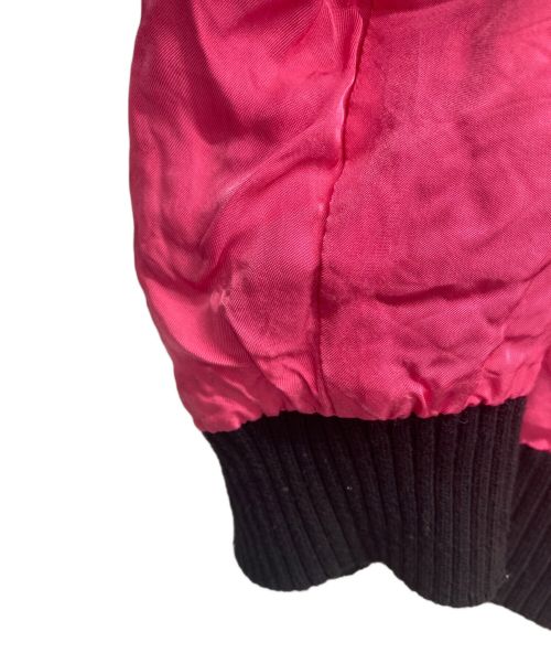 DIESEL（ディーゼル）DIESEL (ディーゼル) リバーシブルスカジャン ブラック×ピンク サイズ:XXSの古着・服飾アイテム