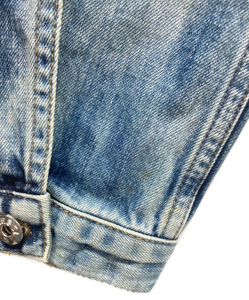 DIESEL（ディーゼル）DIESEL (ディーゼル) 切替デニムジャケット ブルー サイズ:XSの古着・服飾アイテム