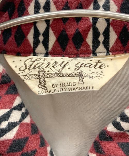 STARRY GATE（スタリーゲート）STARRY GATE (スタリーゲート) 半袖シャツ レッド サイズ:Mの古着・服飾アイテム