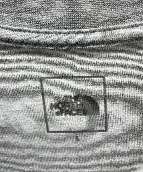 THE NORTH FACE（ザ ノース フェイス）THE NORTH FACE (ザ ノース フェイス) ロングスリーブポケットTシャツ ライトグレー サイズ:Lの古着・服飾アイテム