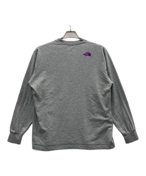 THE NORTH FACE（ザ ノース フェイス）THE NORTH FACE (ザ ノース フェイス) ロングスリーブポケットTシャツ ライトグレー サイズ:Lの古着・服飾アイテム