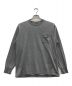 THE NORTH FACE（ザ ノース フェイス）の古着「ロングスリーブポケットTシャツ」｜ライトグレー