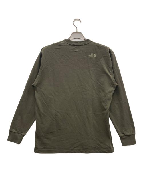 THE NORTH FACE（ザ ノース フェイス）THE NORTH FACE (ザ ノース フェイス) ロングスリーブポケットTシャツ カーキ サイズ:XLの古着・服飾アイテム