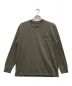 THE NORTH FACE（ザ ノース フェイス）の古着「ロングスリーブポケットTシャツ」｜カーキ