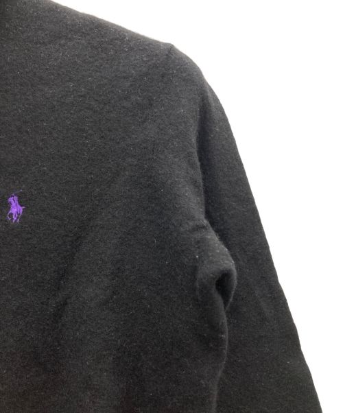 POLO RALPH LAUREN（ポロ・ラルフローレン）POLO RALPH LAUREN (ポロ・ラルフローレン) ウールニット ブラック サイズ:Mの古着・服飾アイテム