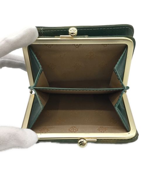 DAKOTA（ダコタ）DAKOTA (ダコタ) がま口財布 グリーンの古着・服飾アイテム