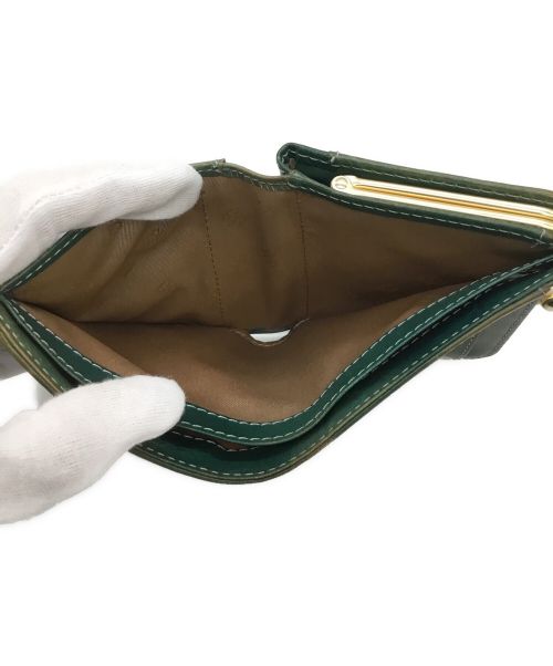 DAKOTA（ダコタ）DAKOTA (ダコタ) がま口財布 グリーンの古着・服飾アイテム