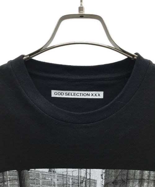 GOD SELECTION XXX（ゴッドセレクショントリプルエックス）GOD SELECTION XXX (ゴッドセレクショントリプルエックス) プリントTシャツ ブラック サイズ:Mの古着・服飾アイテム