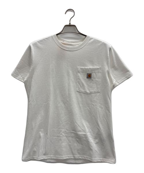 CarHartt（カーハート）CarHartt (カーハート) ポケットTシャツ ホワイト サイズ:M 未使用品の古着・服飾アイテム