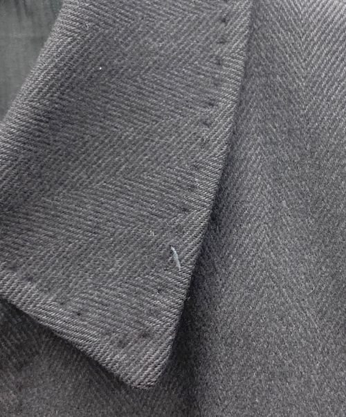 MITSUMINE（ミツミネ）MITSUMINE (ミツミネ) カシミヤコート ブラック サイズ:LLの古着・服飾アイテム