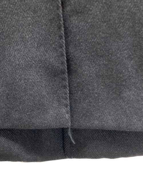 MITSUMINE（ミツミネ）MITSUMINE (ミツミネ) カシミヤコート ブラック サイズ:LLの古着・服飾アイテム