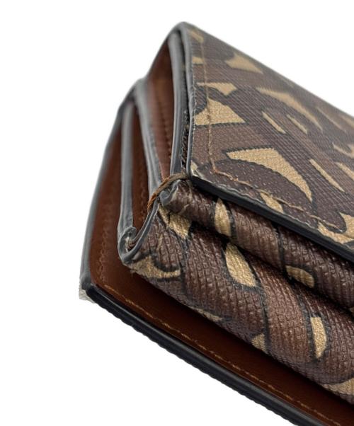 BURBERRY（バーバリー）BURBERRY (バーバリー) 3つ折り財布 ブラウンの古着・服飾アイテム