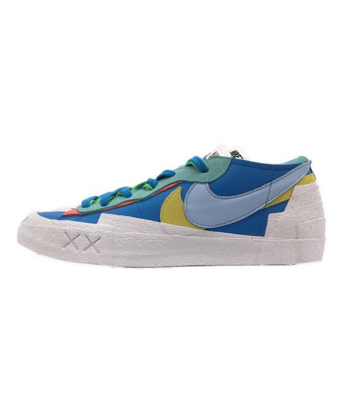 NIKE（ナイキ）NIKE (ナイキ) sacai (サカイ) KAWS (カウズ) Blazer Low (ブレイザー ロー) ブルー サイズ:28.5の古着・服飾アイテム