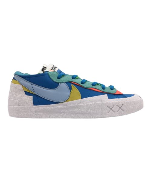 NIKE（ナイキ）NIKE (ナイキ) sacai (サカイ) KAWS (カウズ) Blazer Low (ブレイザー ロー) ブルー サイズ:28.5の古着・服飾アイテム