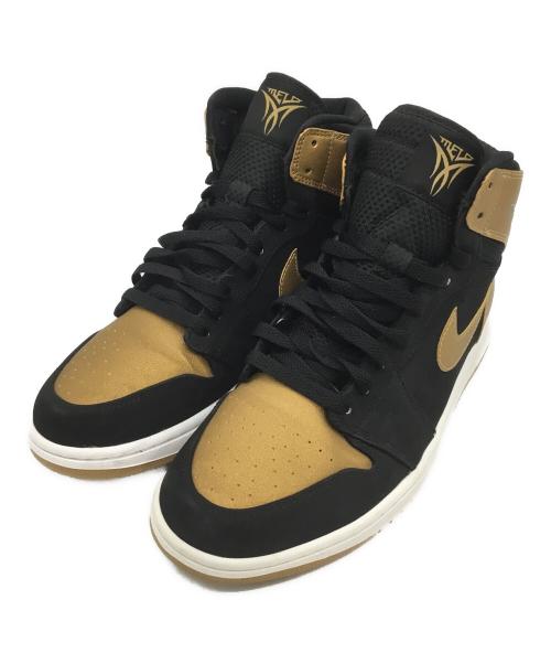 NIKE（ナイキ）NIKE (ナイキ) Air Jordan 1 Retro High (エアジョーダン1 レトロ ハイ) ブラック×ベージュ サイズ:28.5の古着・服飾アイテム