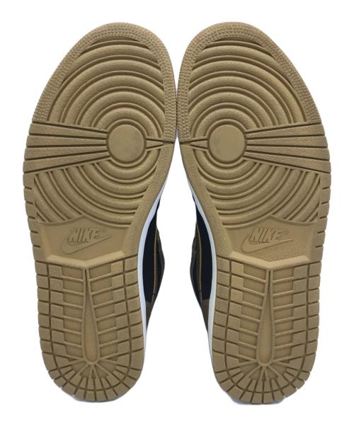 NIKE（ナイキ）NIKE (ナイキ) Air Jordan 1 Retro High (エアジョーダン1 レトロ ハイ) ブラック×ベージュ サイズ:28.5の古着・服飾アイテム