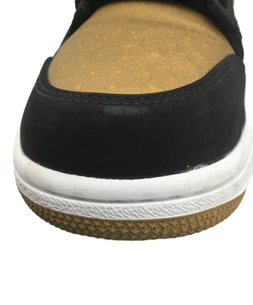 NIKE（ナイキ）NIKE (ナイキ) Air Jordan 1 Retro High (エアジョーダン1 レトロ ハイ) ブラック×ベージュ サイズ:28.5の古着・服飾アイテム