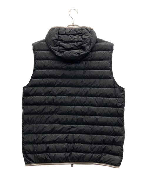 MONCLER（モンクレール）MONCLER (モンクレール) フーデッドダウンベスト ブラック サイズ:4の古着・服飾アイテム